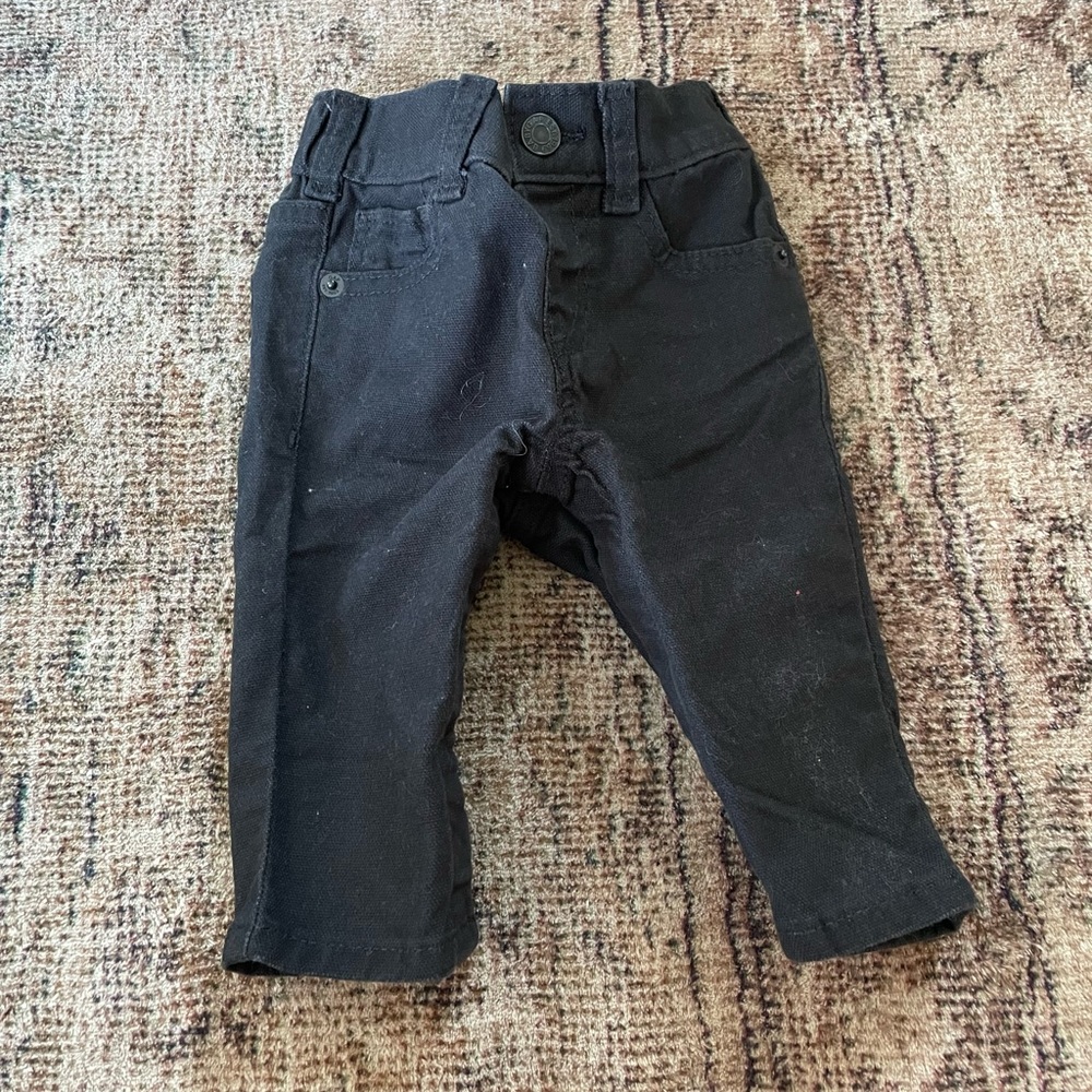 Baby Gap black denim (3-6m)